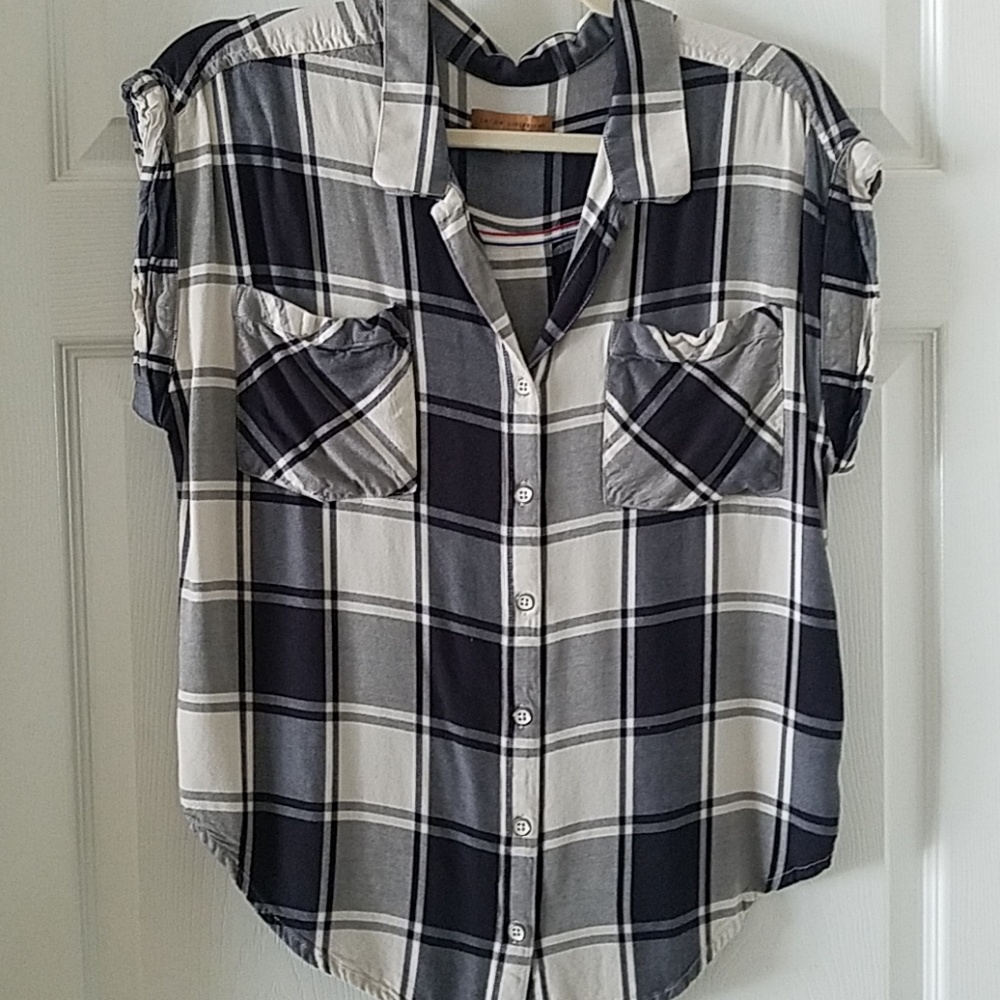 Plaid soft cotton shirt